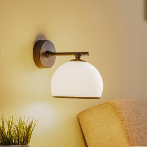 Wandlamp Mina, 1-lamp, zwart