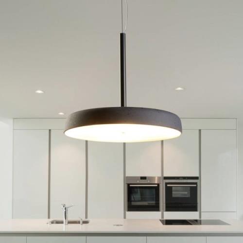 Casablanca Clavio Flat hanglamp antraciet/zwart