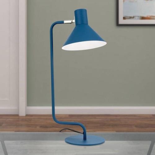 Bureaulamp Viktoria kop instelbaar blauw