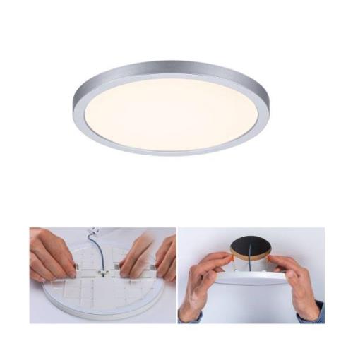 Paulmann LED paneel Aero 3.000K rond chroom 17,5cm