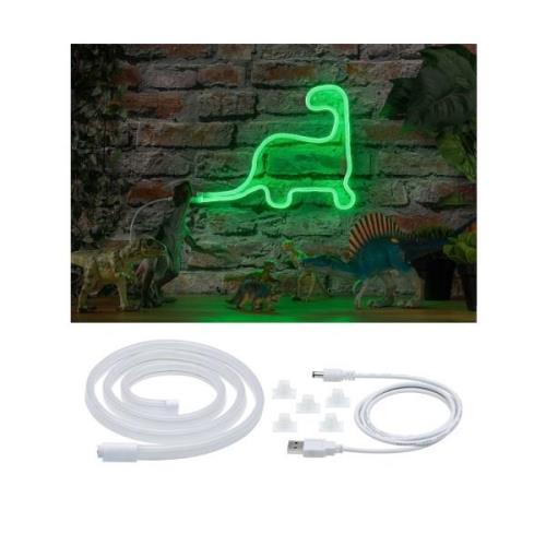 Paulmann LED strip neon Colorflex USB 1m groen