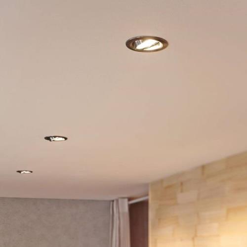 Paulmann Coin Slim LED inbouw chroom dimbaar per 3