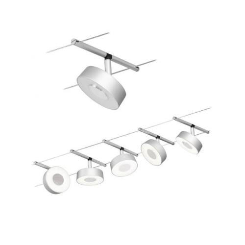 Paulmann Circle LED kabelsysteem 5-lamps chroom