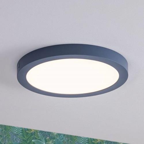 Paulmann Abia LED paneel Ø 30cm 2.700K grijsblauw