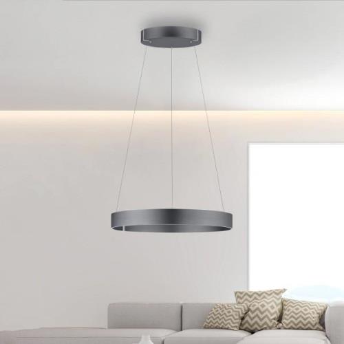 Pure E-Clipse LED hanglamp, CCT, grijs