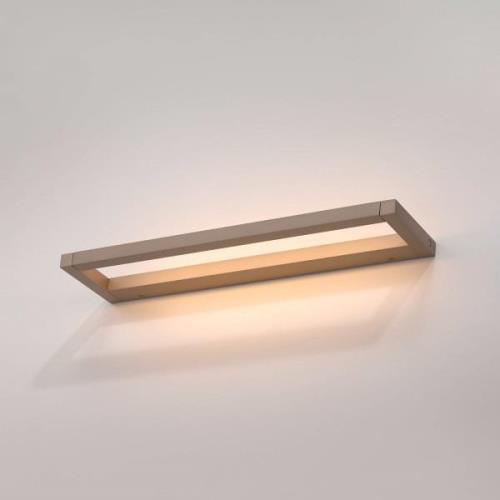 PURE LED wandlamp Puro brons breedte 50 cm aluminium dimmer