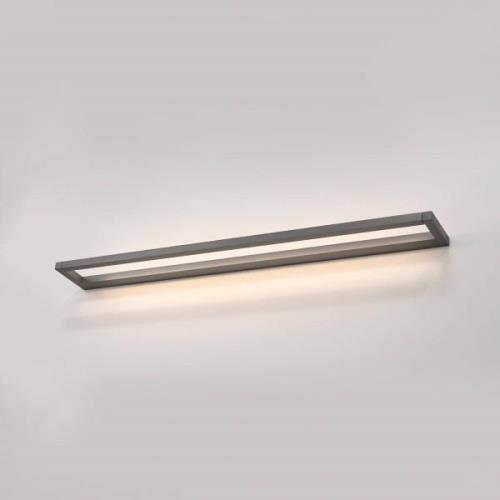 PURE LED wandlamp Puro, grijs Breedte 100 cm Aluminium dimmer