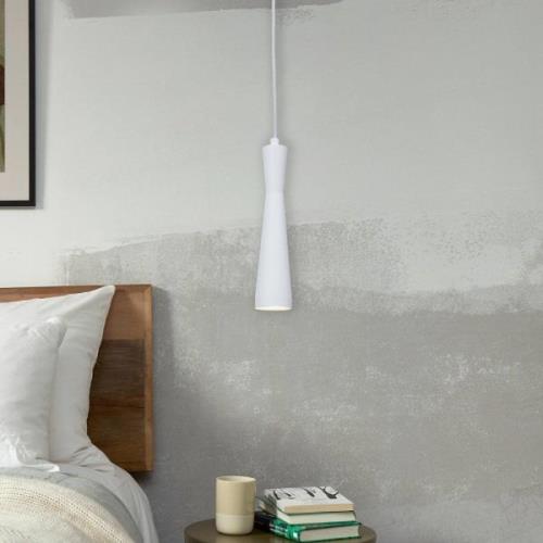 Het gaat om Romi hanglamp Bordeaux, wit, 1-lamp