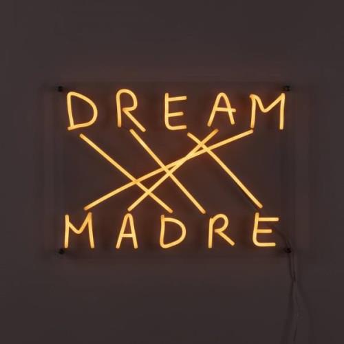 LED decoratie-wandlamp Dream-Madre, geel