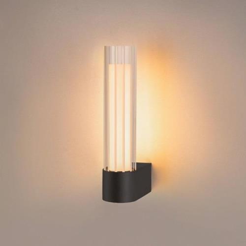 SLV badkamer wandlamp Lygant enkel, zwart, aluminium