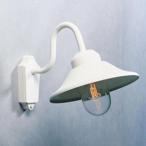 Buitenwandlamp Vega, breedte 29,5 cm, wit