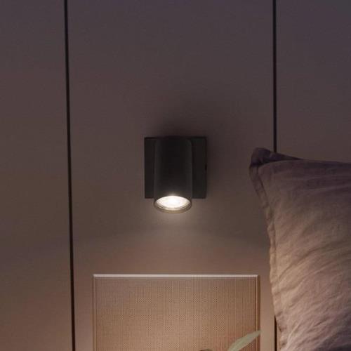 LEDVANCE Octagon LED spot, dimbaar, 1-lamp, zwart