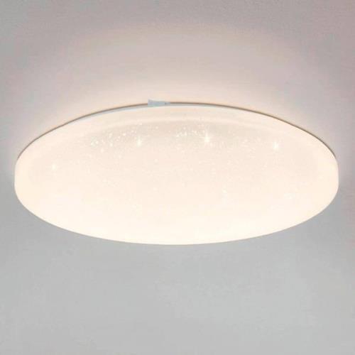 LED plafondlamp Frania-S met kristaleffect Ø 43cm