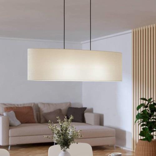 Febres hanglamp, zwart/wit, 2-lamps.