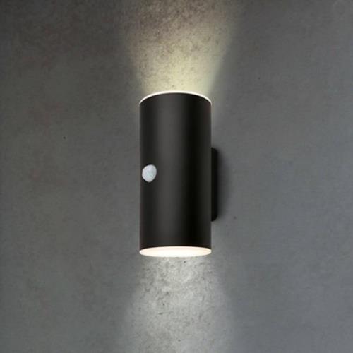 Buitenwandlamp 3787015, zwart, sensor, omhoog/omlaag