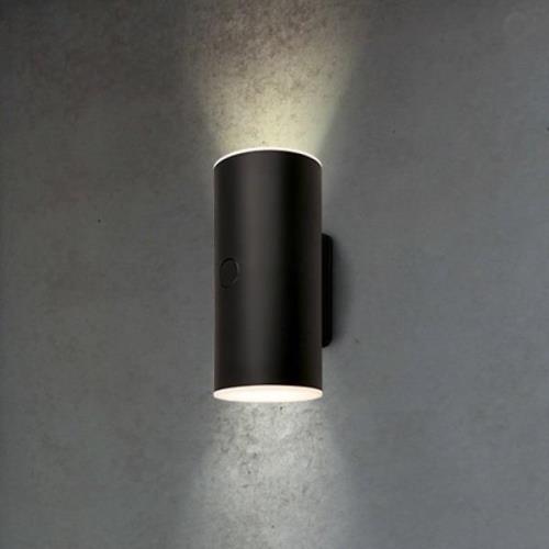 Buitenwandlamp 3786015, zwart Aanraakdimmer omhoog/omlaag