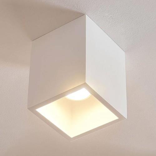 Vierkante gips-downlight Natalie