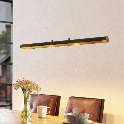 Lindby Solvina LED eettafel-hanglamp, langwerpig