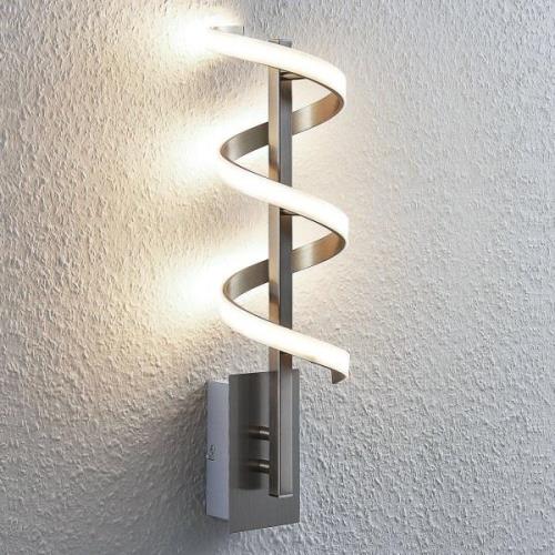 Gedraaide LED-wandlamp Pierre