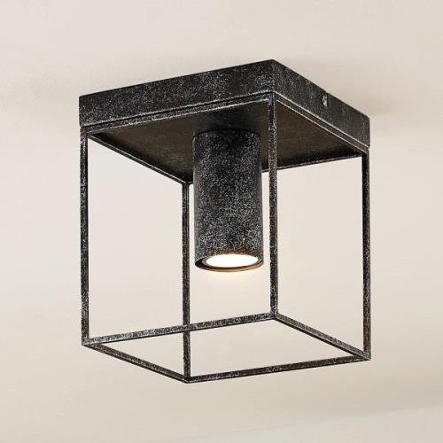 Lindby Disabio plafondlamp van metaal, roest