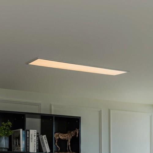 Lindby Kenma LED paneel, CCT, 29,6 cm x 119,6 cm