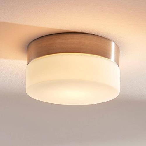 Badkamer-plafondlamp Amilia met glazen kap Ø 11 cm