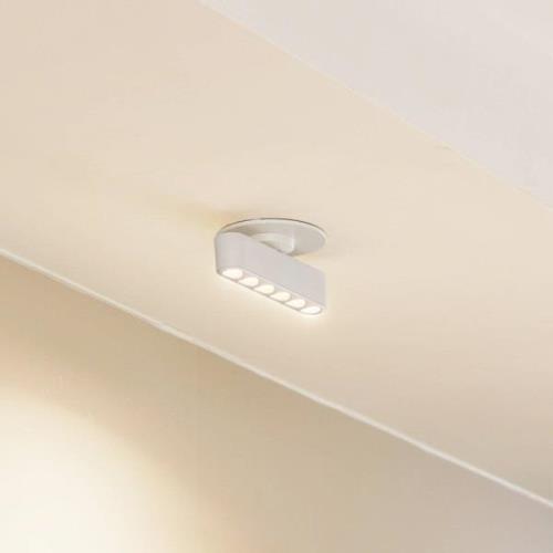 Lindby plafond inbouwlamp Eldrin, wit, aluminium