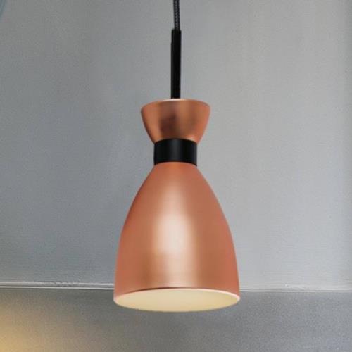 Stijlvolle Retro hanglamp met koperen afwerking