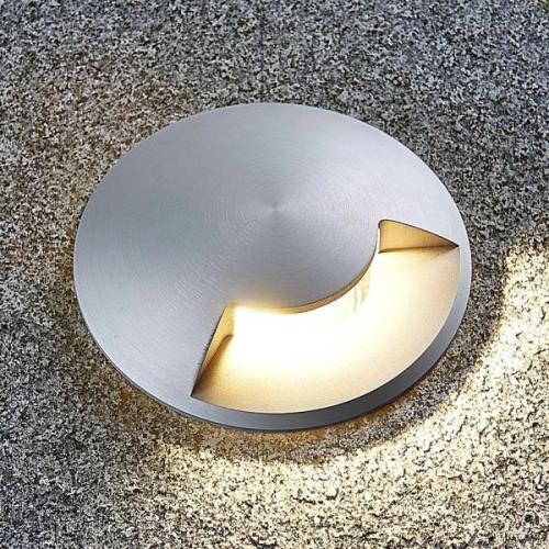 Milara grondspot inbouwlamp, 1-lamp, aluminium