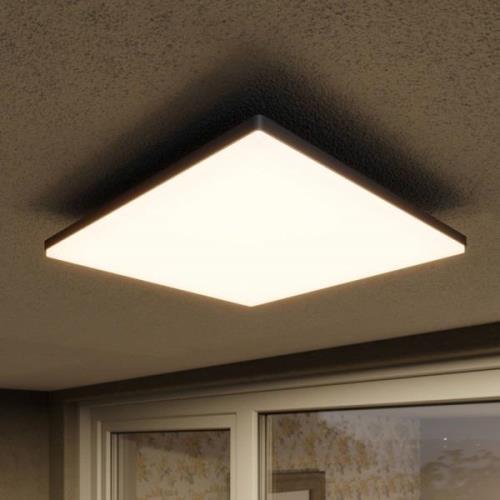 Vierkante LED plafondlamp Henni voor buiten