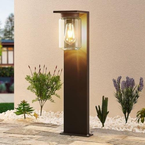 Lucande Semka tuinpadverlichting, 65 cm, grijs