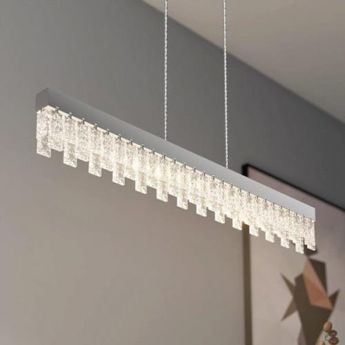 Lucande Bayano LED hanglamp met kristallen