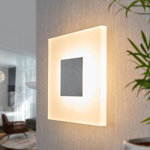 Vierkante LED wandlamp Berlind