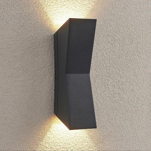 Lucande Maniela LED buitenwandlamp, up/down