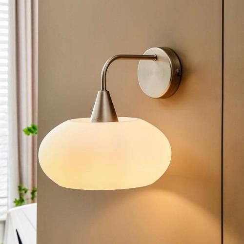 Lucande Sharvil wandlamp van staal en glas