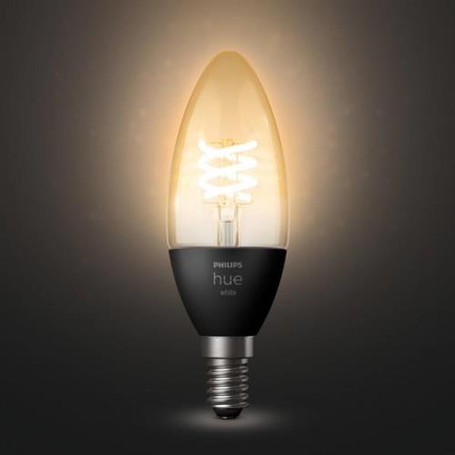 Philips Hue kaarslamp White filament E14 4,5W