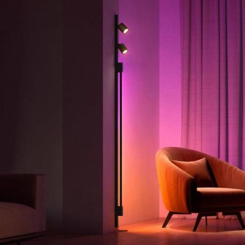 Philips Hue Perifo 2x Spots, Kleurverloop TUBE zwart