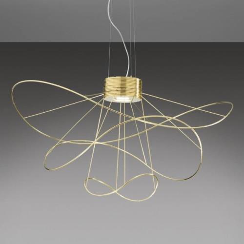 Axolight Hoops 3 LED hanglamp, goud