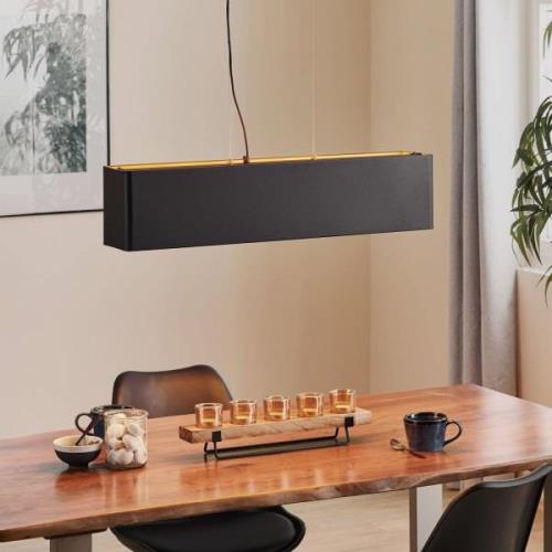 Hanglamp Tuse, lengte 80 cm, zwart