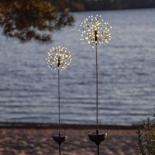 LED lamp op zonne-energie Firework met grondspies