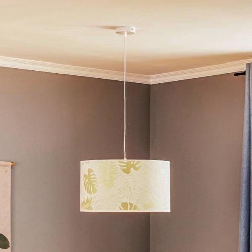 Areca hanglamp met bladmotief, goud