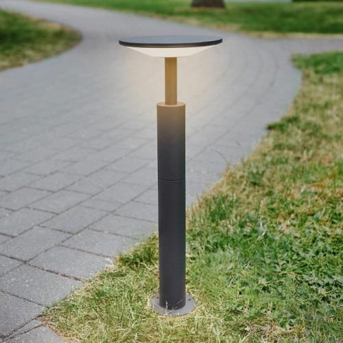 Antraciet gekleurde LED tuinpadverlichting Fenia