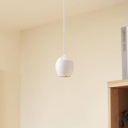 Lindby LED hanglamp Lumaro, wit, Ø 6,2 cm, 48V