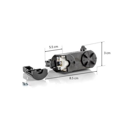 3-fase multiadapter Noa, draagkracht 10kg, zwart