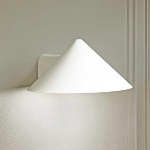 FRANDSEN LED wandlamp Grasp, wit, breedte 15 cm, metaal