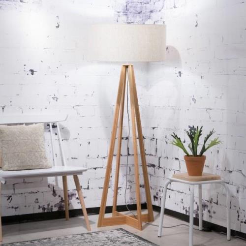 Good &amp; Mojo Vloerlamp Everest, licht linnen, hoogte 158 cm