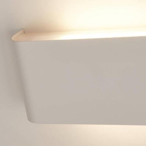 Match Box LED wandlamp, wit, metaal, omhoog/omlaag, 18 cm