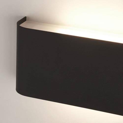 Match Box LED wandlamp, zwart, metaal, omhoog/omlaag, 18 cm