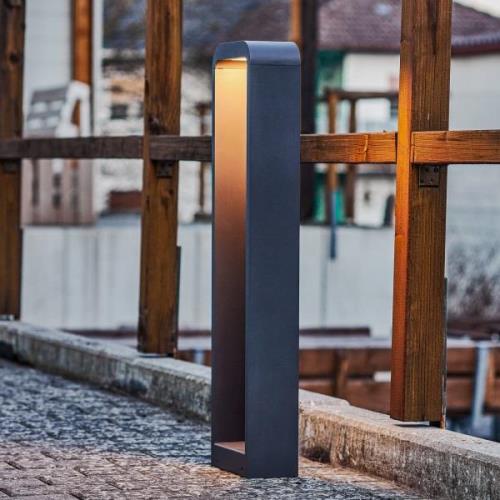 Lindby Emima LED tuinpadverlichting van alu 80 cm