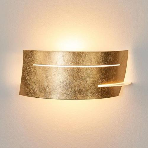 Keyron - gouden wandlamp met matte finish